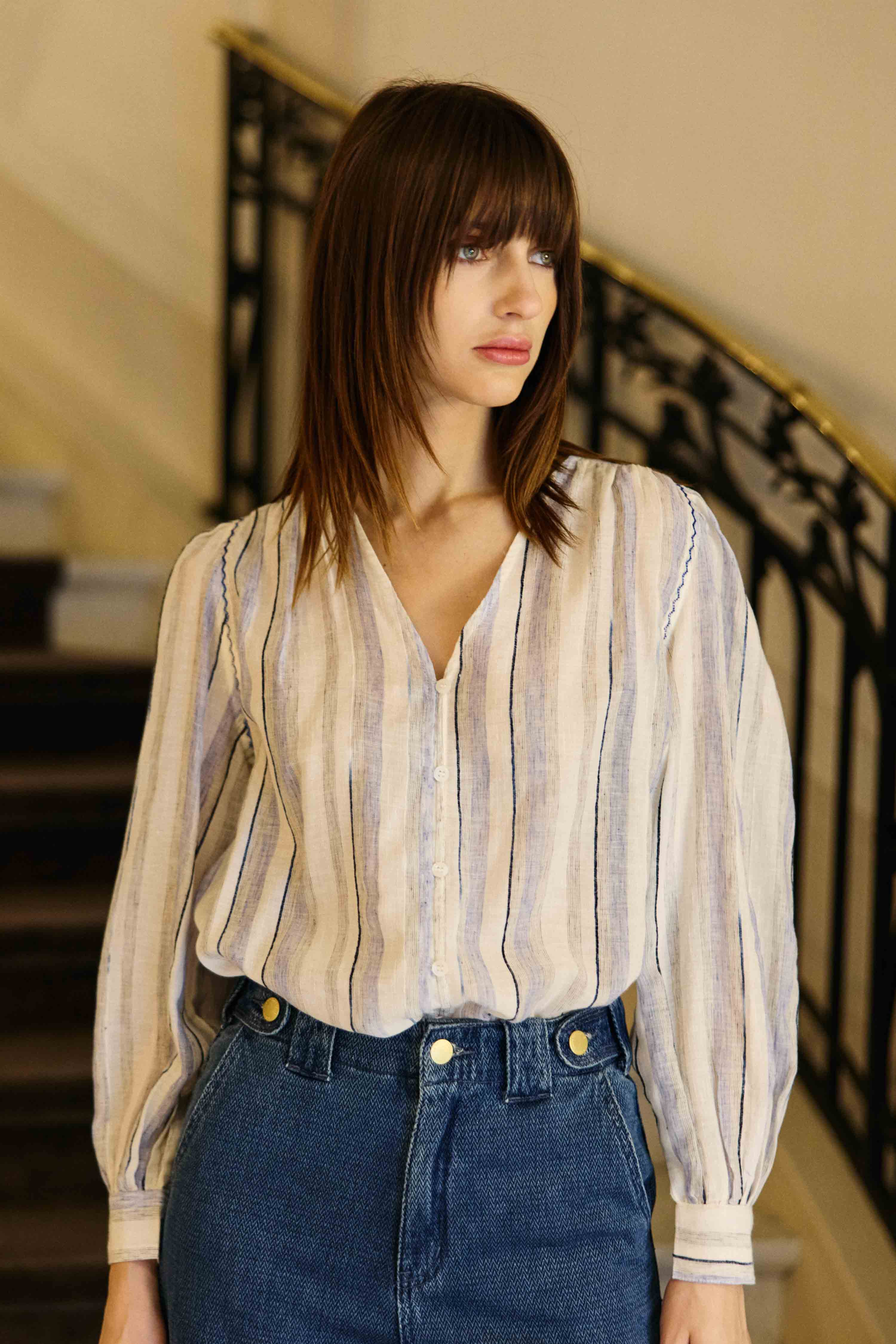Blaike - Blouse rayée