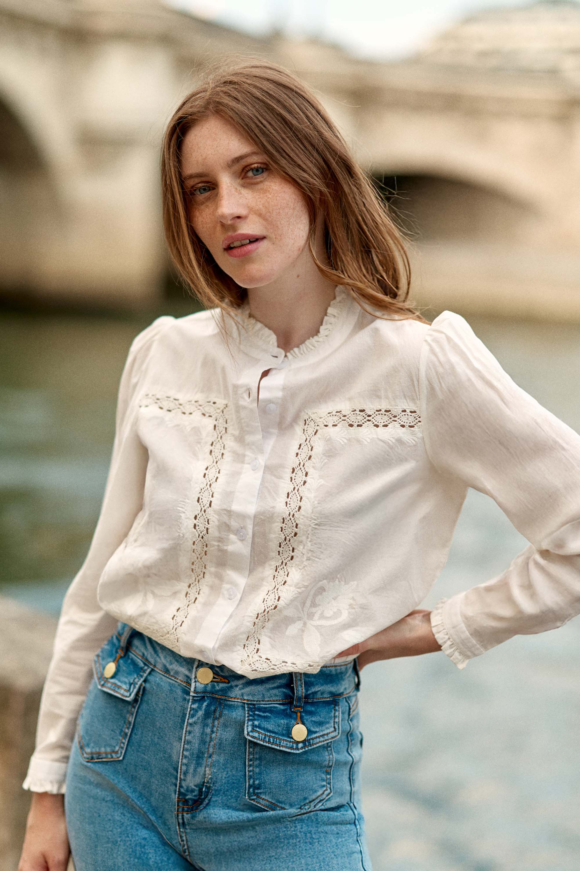Borys - Blouse dentelle - Image 5