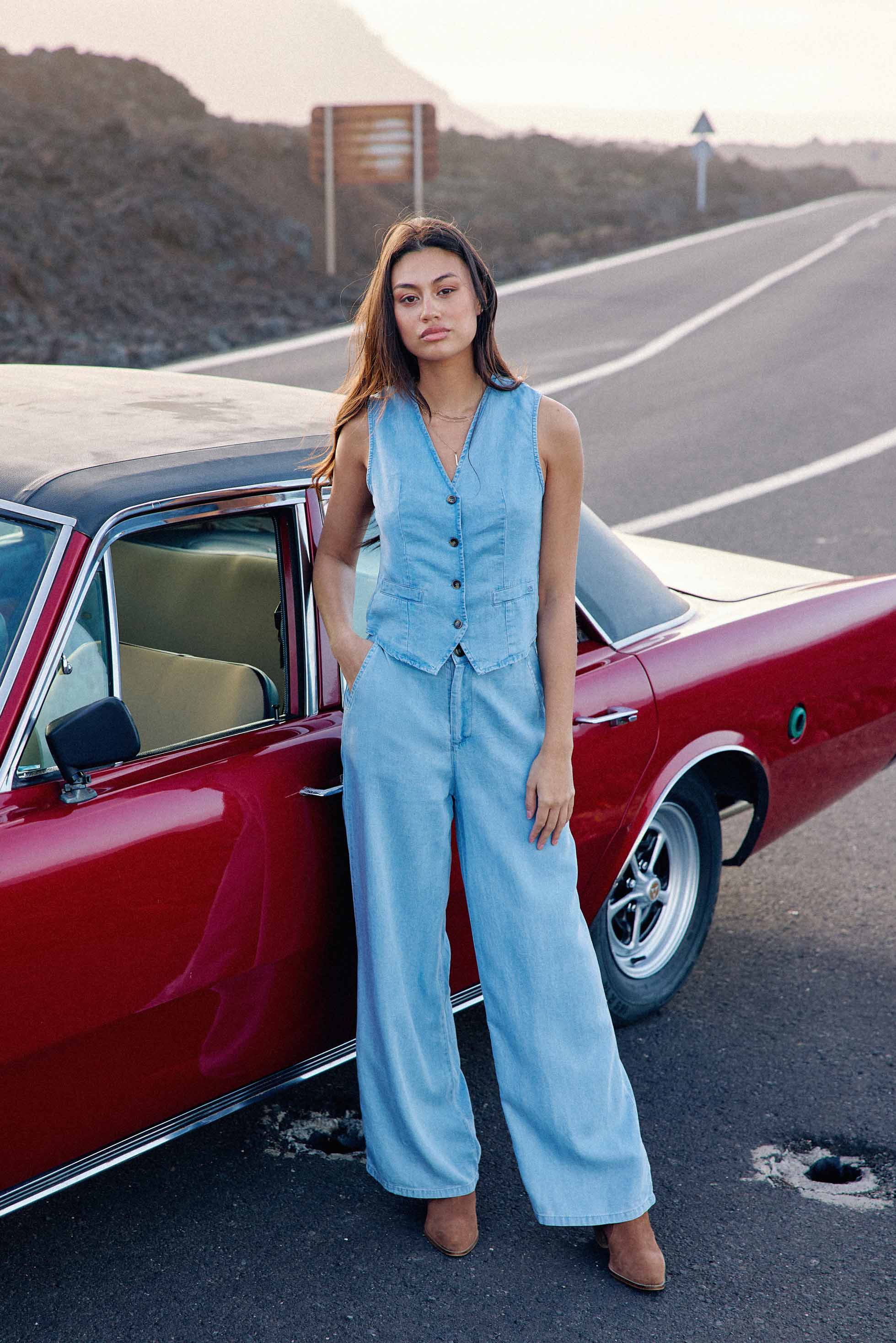 Perline - Pantalon droit en denim - Image 3
