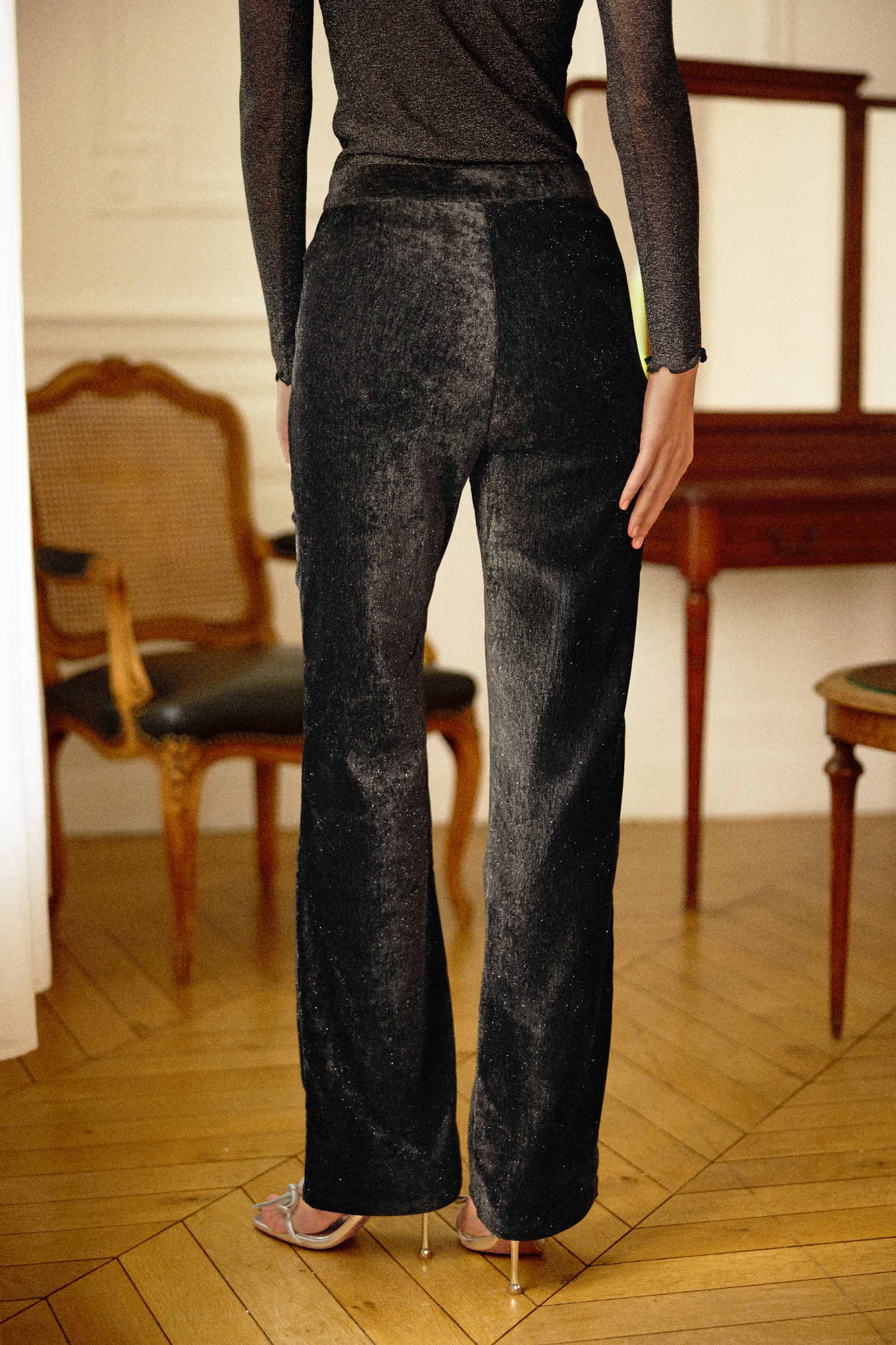 Poppy - Pantalon flare en velours - Image 4