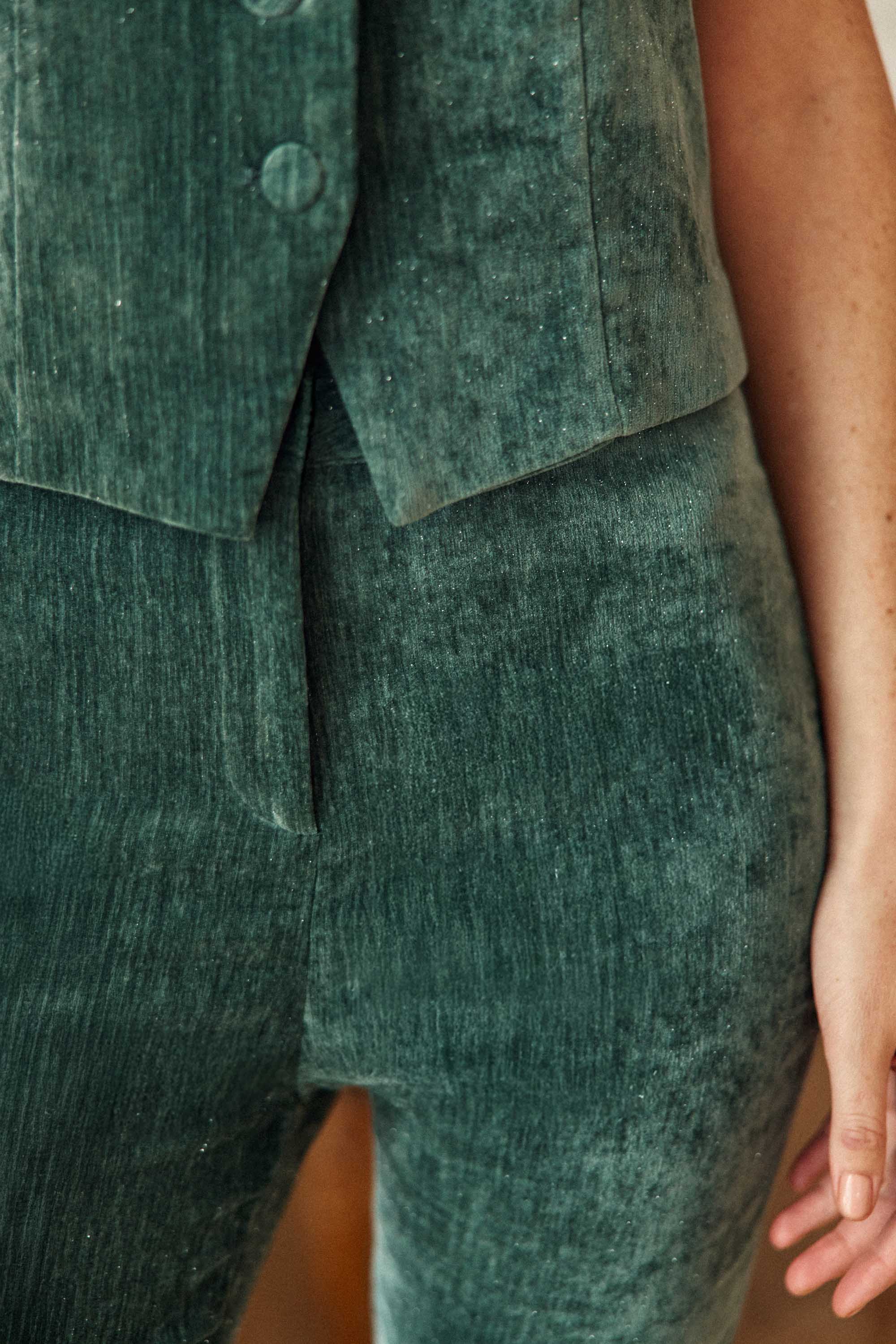 Poppy - Pantalon flare en velours - Image 3