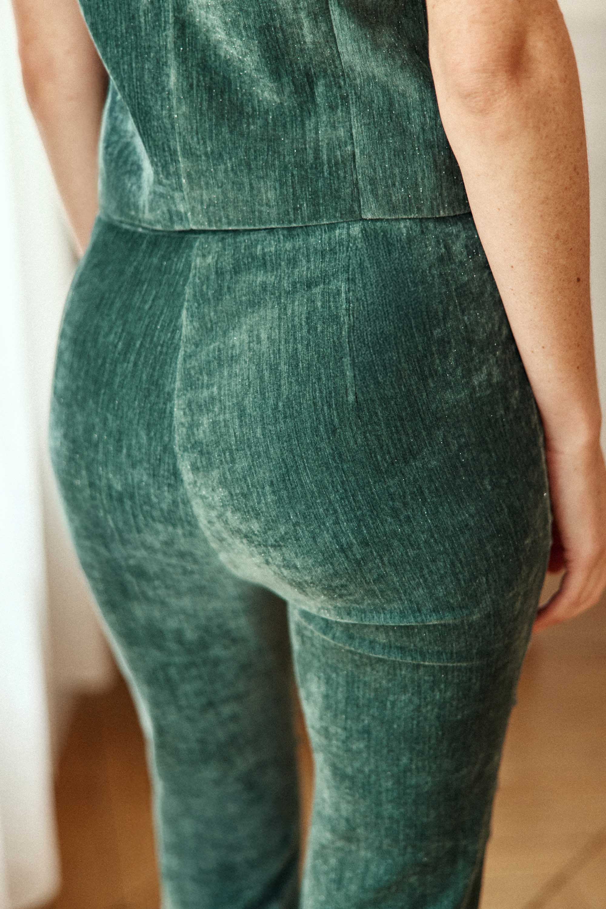 Poppy - Pantalon flare en velours - Image 5