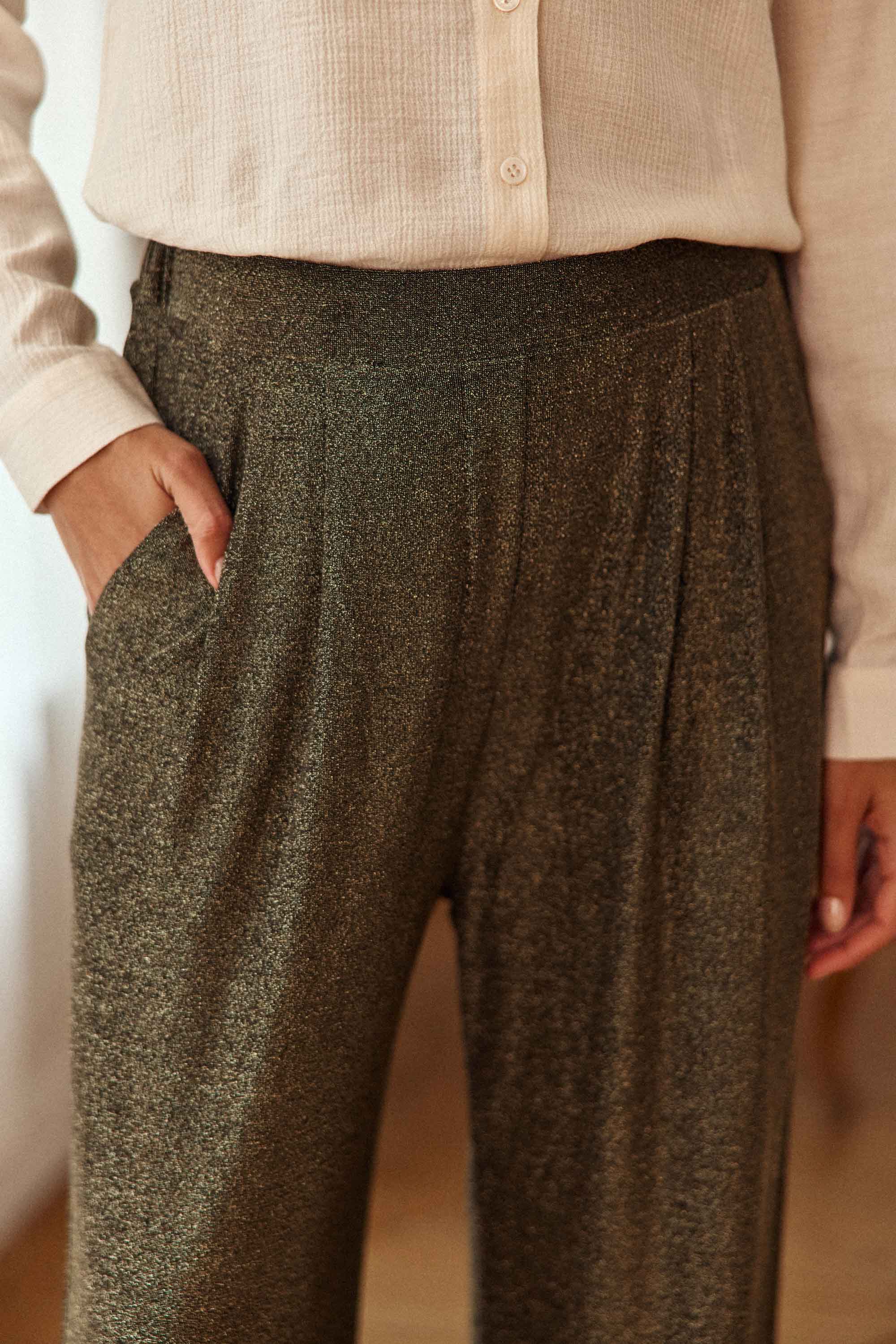 Pozo - Pantalon droit en maille - Image 3