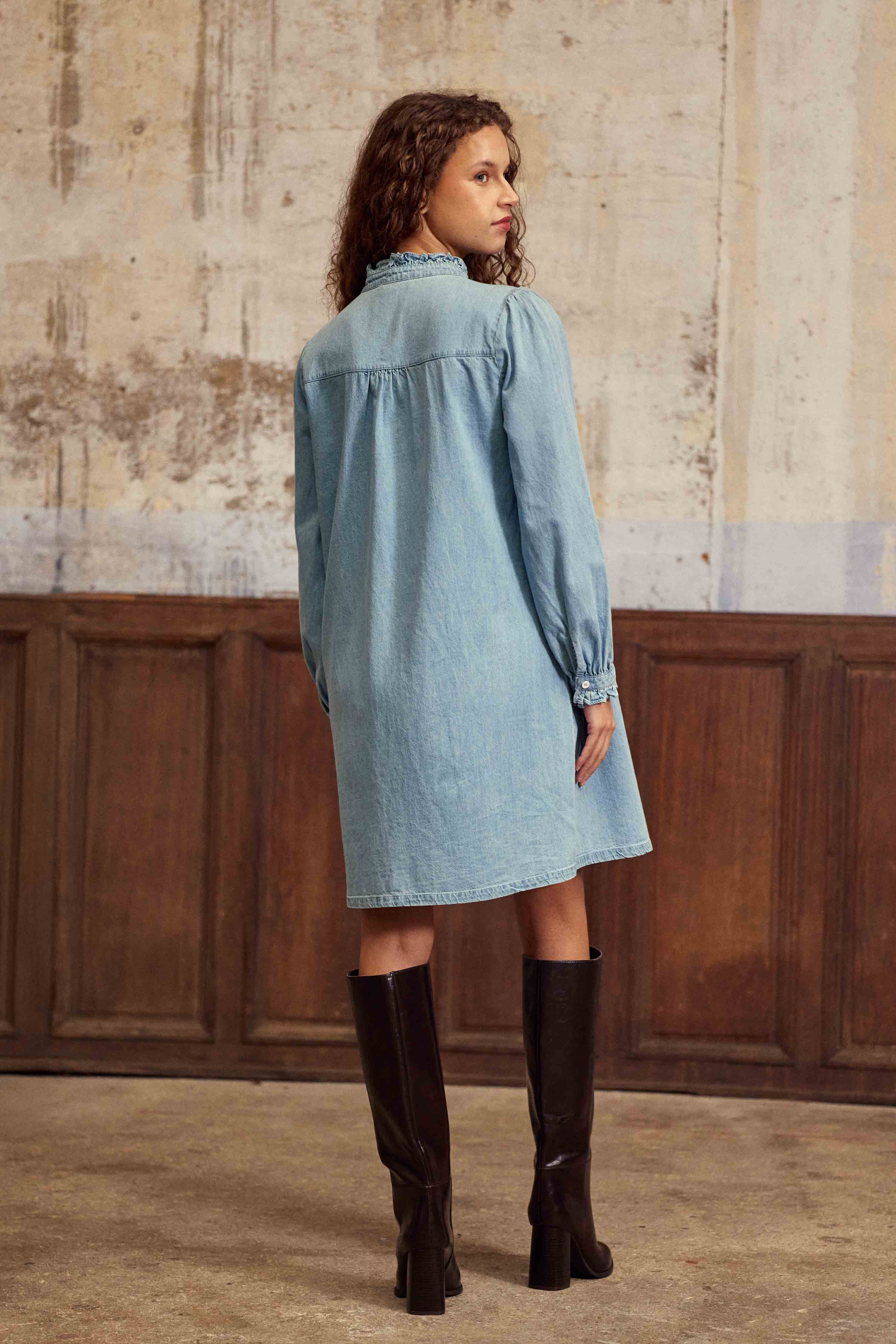 Raity - Robe courte col officier - Image 3