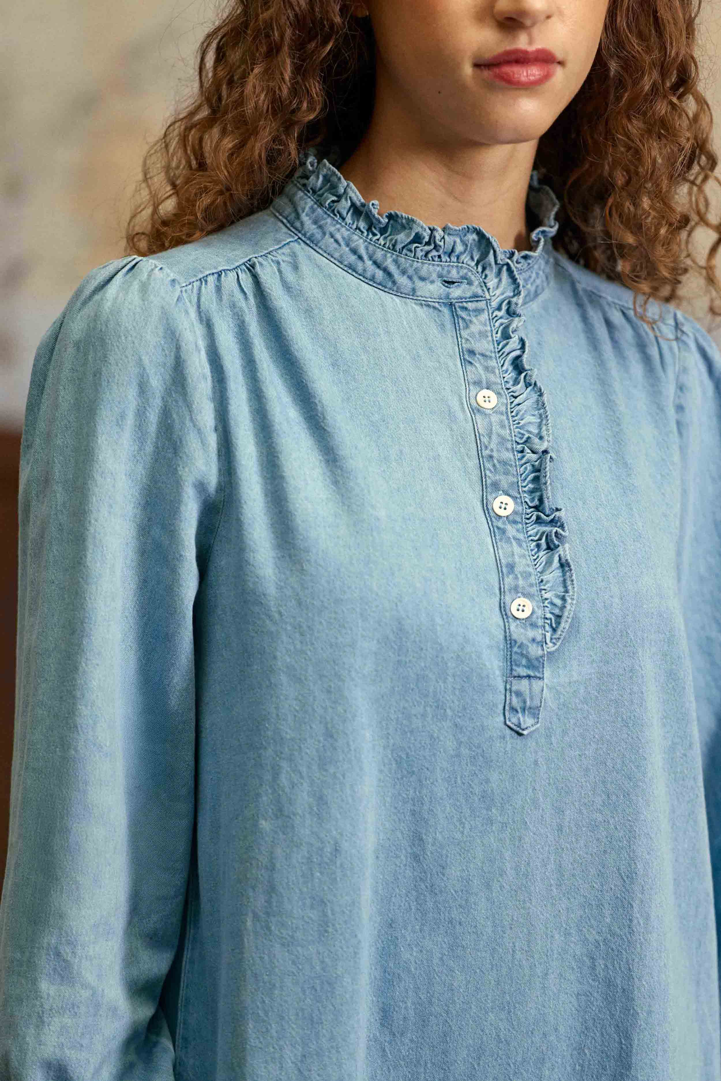 Raity - Robe courte col officier - Image 4