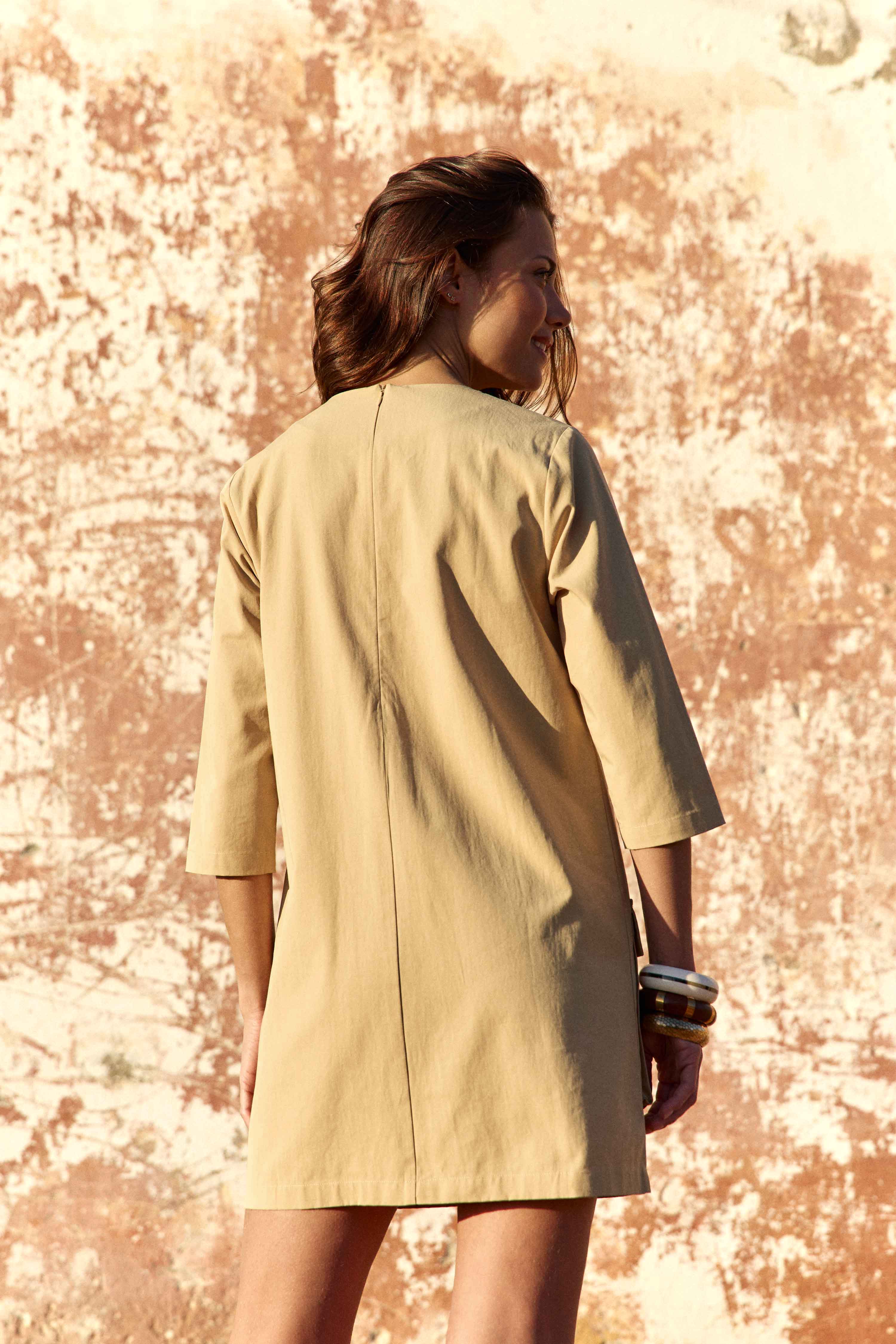 Romea - Robe courte trapèze - Image 3