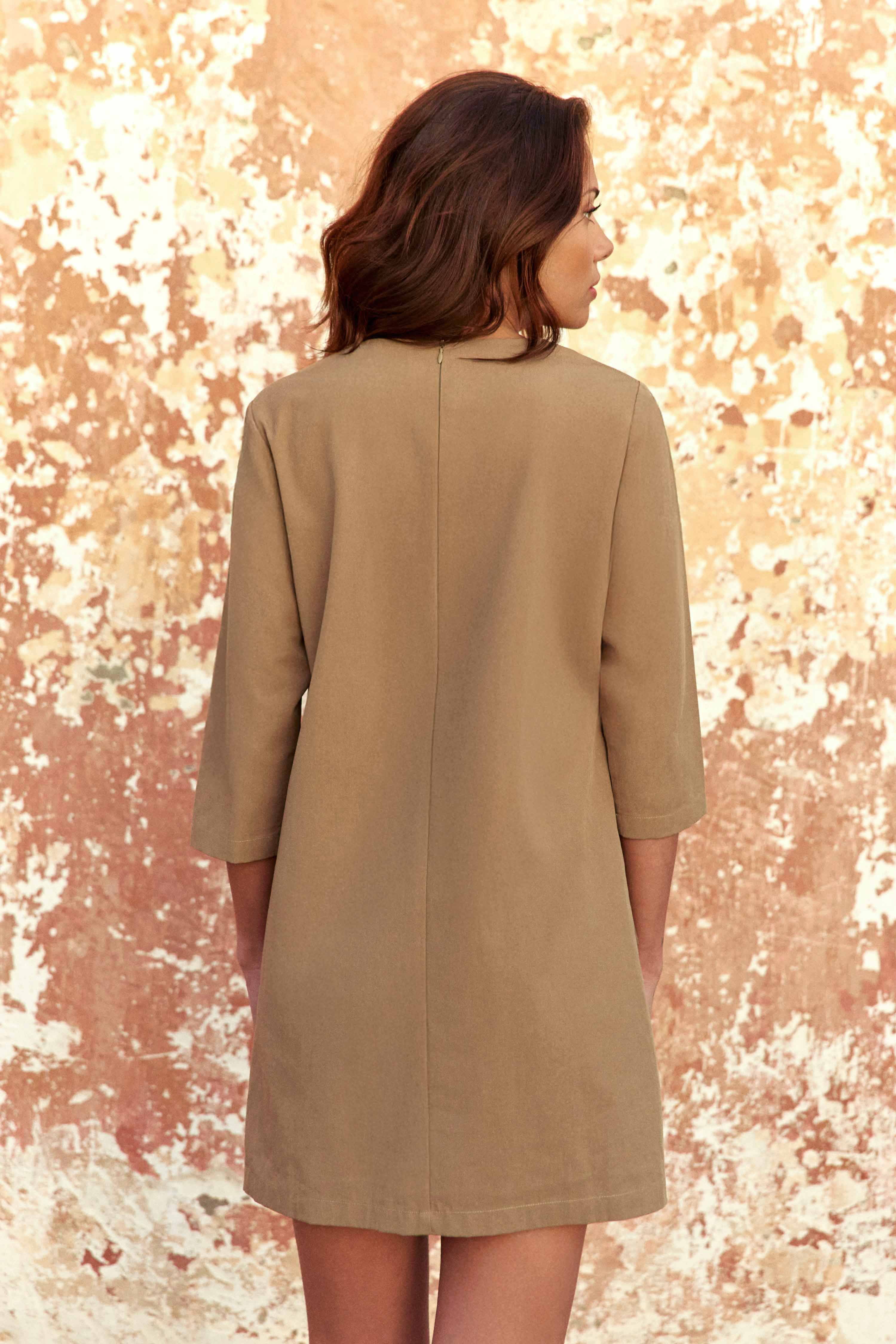 Romea - Robe courte trapèze - Image 4