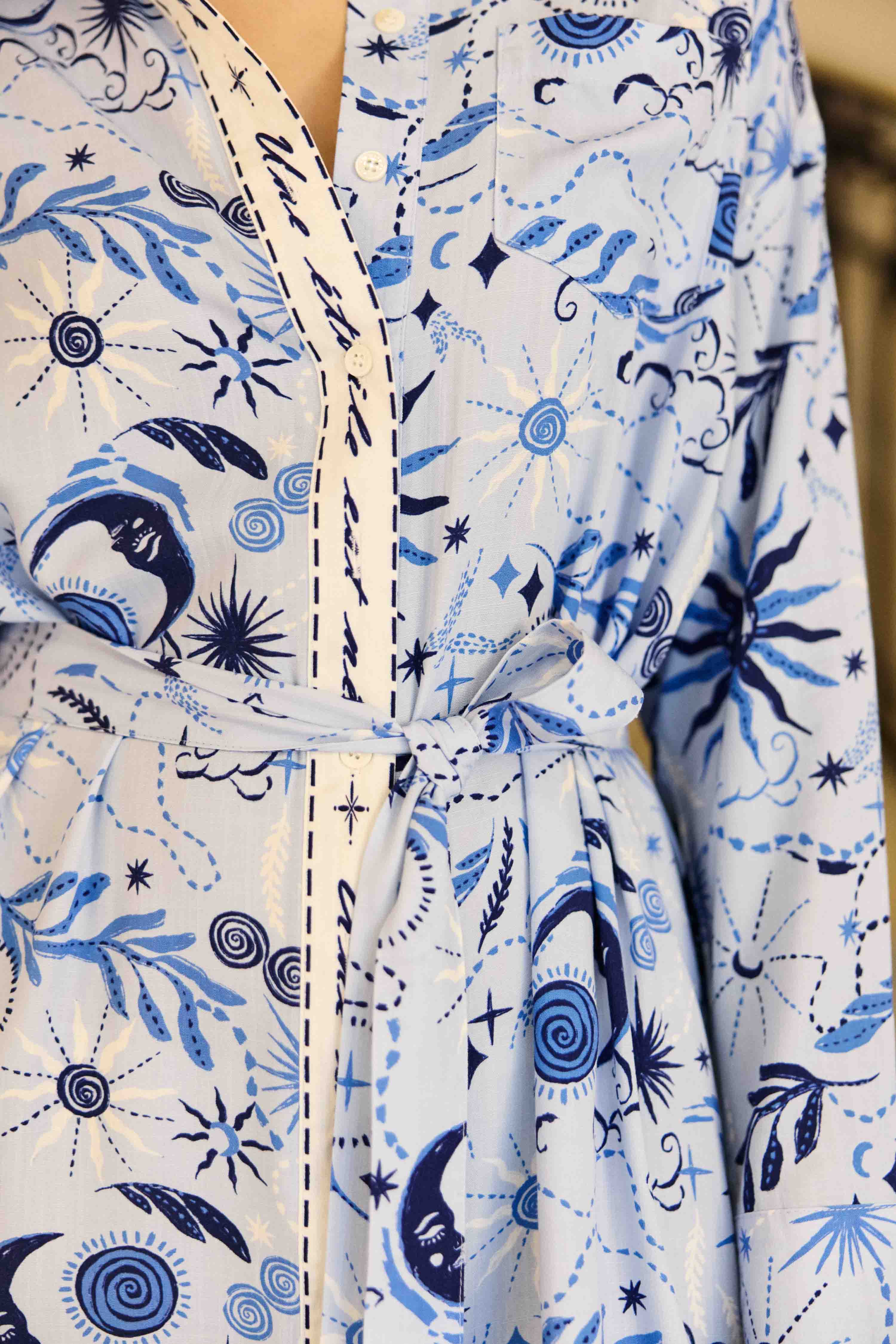 Ruan - Robe chemise à imprimés - Image 4