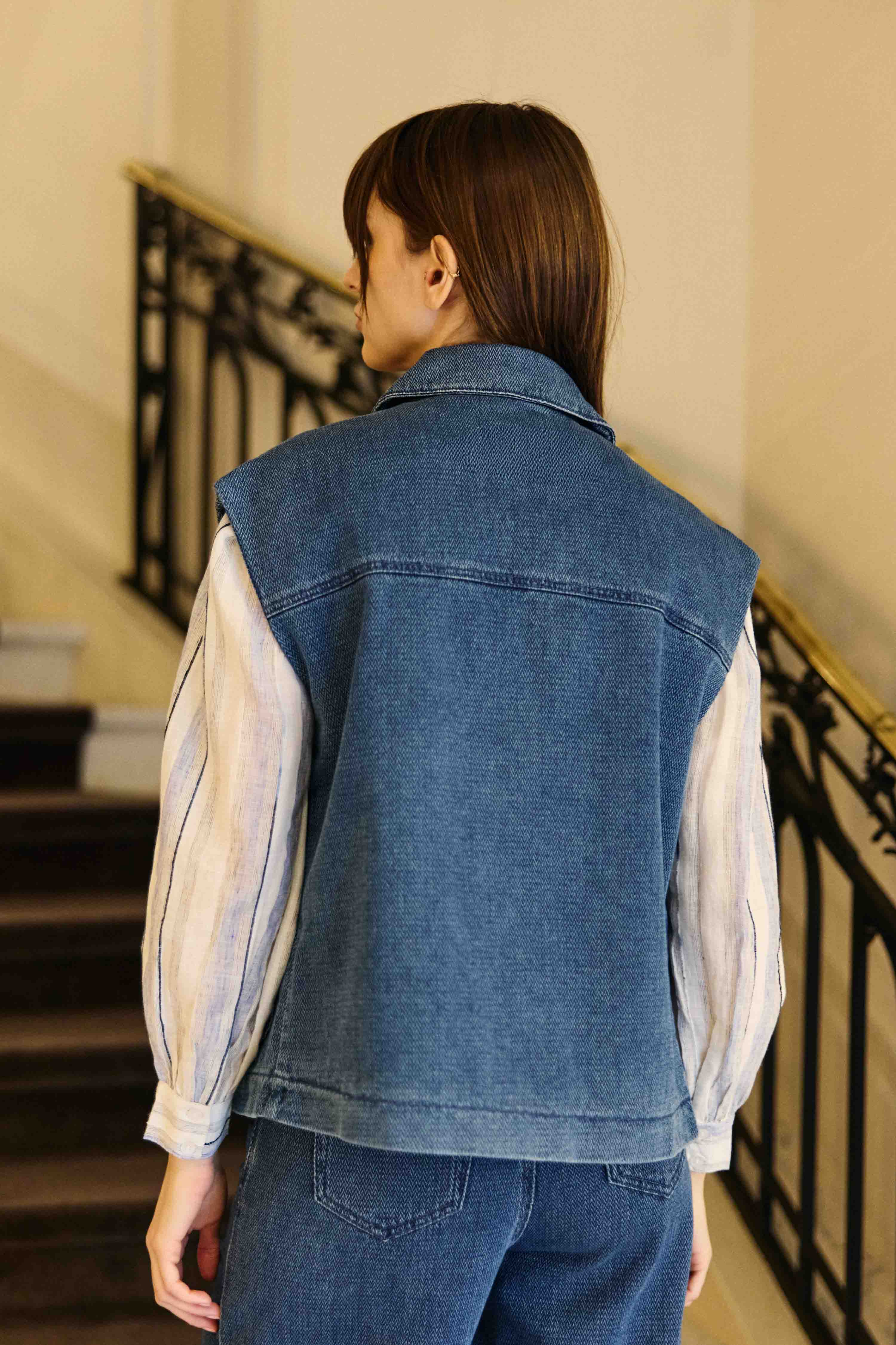 Vaya - Veste sans manches denim - Image 4