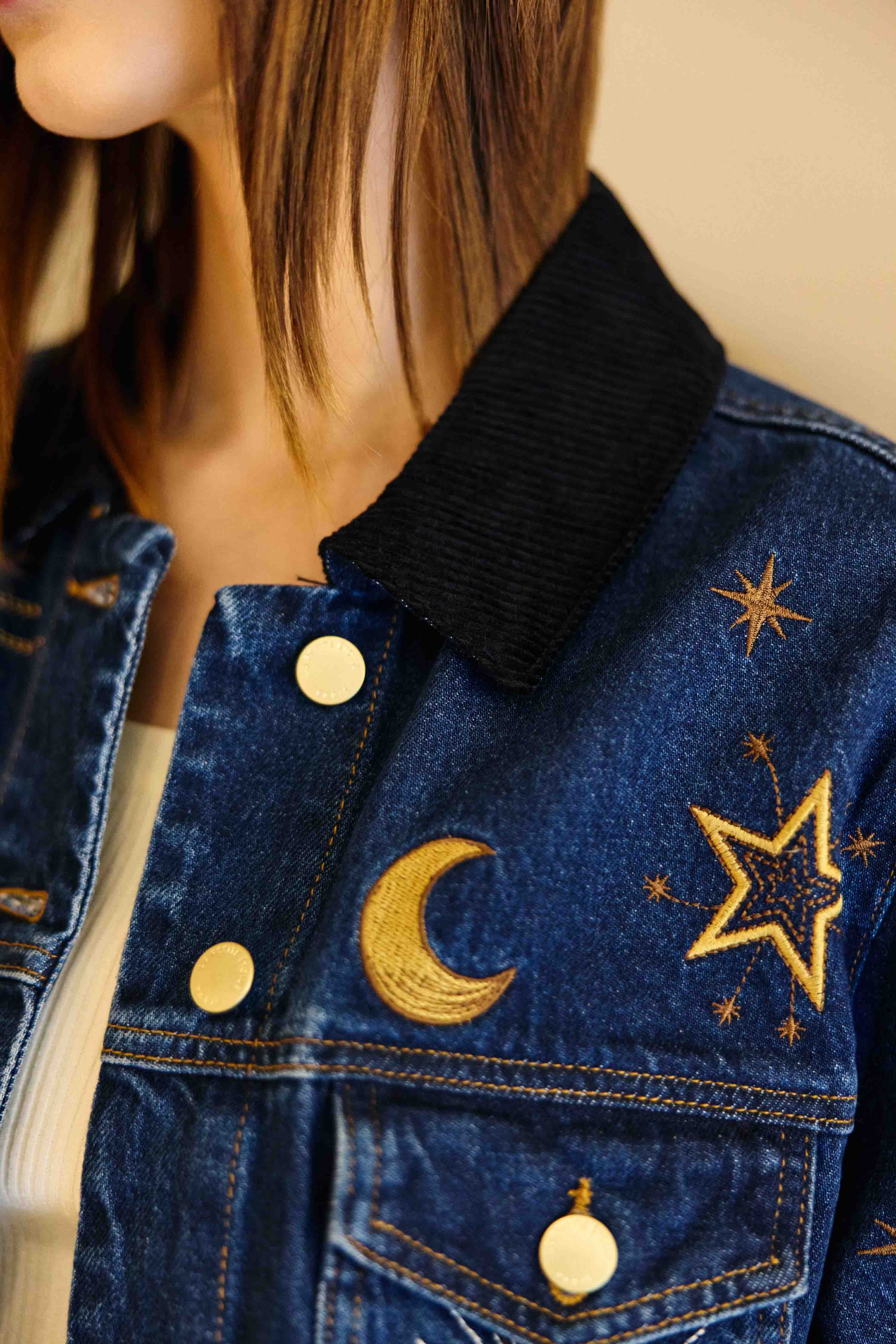 Vinae - Veste denim brodée - Image 5