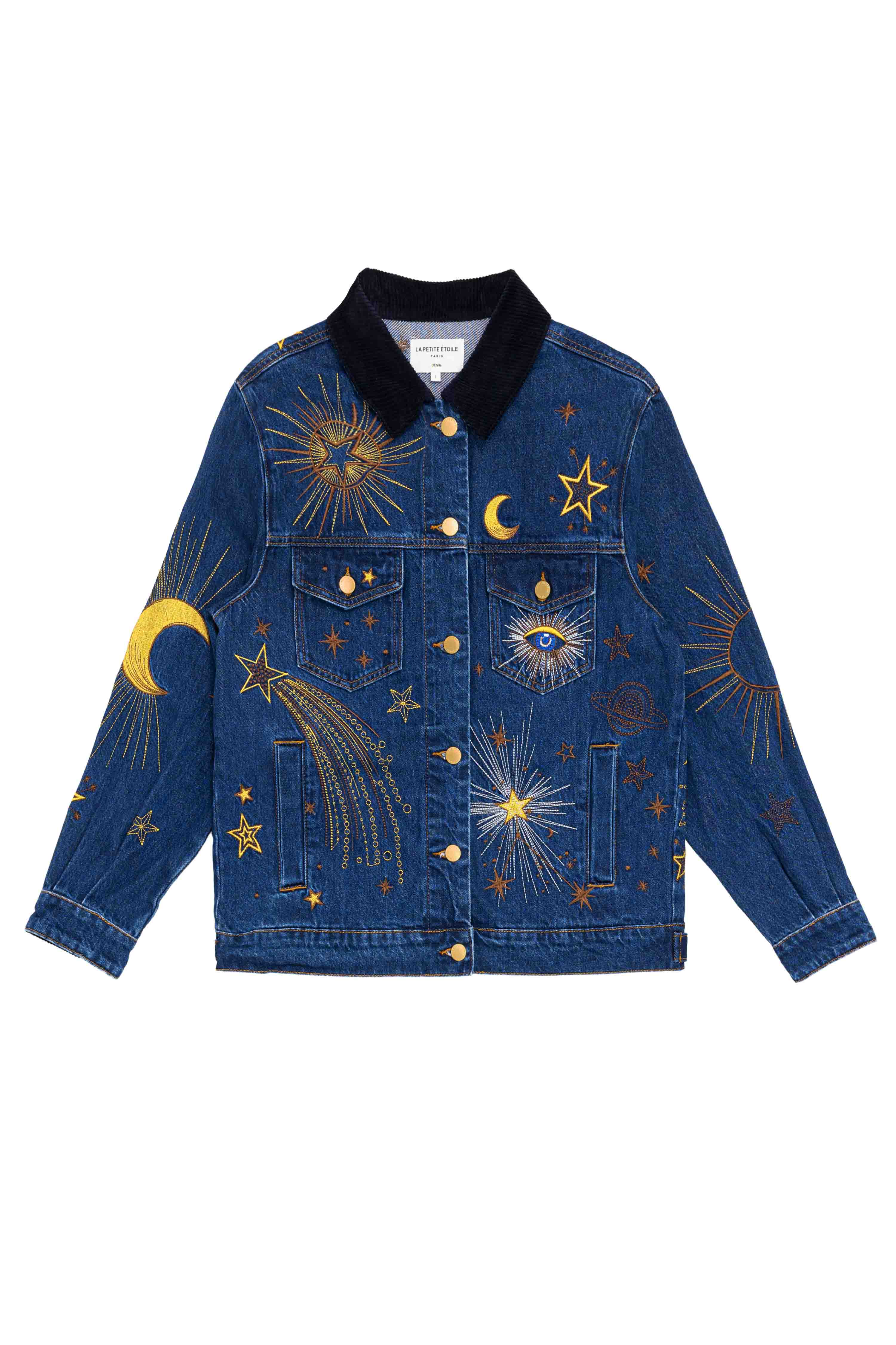 Vinae - Veste denim brodée - Image 6